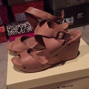 Lucky Brand Cork wedges. Very good condition.